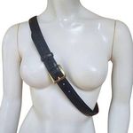 Coach Black Alligator Leather Belt Photo 0