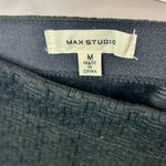 Max Studio Women’s Textured Knit Stretch Slim Fit Pencil Skirt Black Medium EUC Photo 2