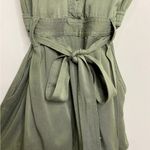 Aerie  Olive Green Short Sleeve Utility Romper Small Photo 2
