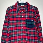 Vineyard Vines Merry Plaid Lounge Top Size M Flannel Photo 2