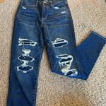 American Eagle  Outfitters Distressed Blue Skinny Jeans Photo 0