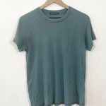 Brandy Melville Faded Green Crew Neck Tee Photo 0