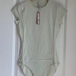 SKIMS Cotton Jersey T-Shirt Brief Bodysuit in Spearmint, Size Medium Photo 5