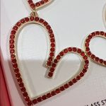 House of Harlow 1960 | Heart Earrings Red Photo 6