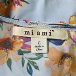 Miami Bell Sleeve Tie Front Floral Crop Top Photo 8