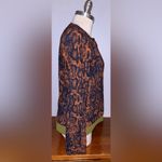 CAbi Border Wrap Snake skin Print Blouse - Size XS Photo 3