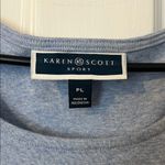 Karen Scott  Womens Petite Cotton Seam Detail Dress Photo 2