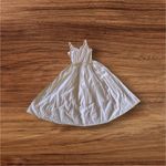 SheIn Maxi Dress Womens White Sleeveless Cotton Polyester Stretch Wide Skirt L Photo 2