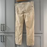 Pilcro  Women's Micro Corduroy Slim Boyfriend Crop Pants Ivory Cream Boho‎ Preppy Photo 1