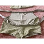NWOT crochet swimsuit 2 Pieces Green Size M Photo 2