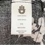 Spiritual Gangster Kimono Floral Robe Duster Cardigan Black & White OS Photo 4