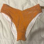 Victoria's Secret Sparkly Orange Bathing suit Bottoms Photo 0