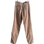 BDG Cream Corduroy Pants Mom High Rise Straight Leg Ribbed Cotton Size 26  Photo 1