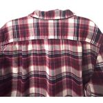American Eagle Flannel Shirt Womens L Red Plaid Soft Rustic Cabin Core Hiking‎ Size L Photo 14
