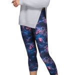 Lululemon  Wunder Under Crop ll Moody Mirage Bark Berry Deep Navy Size 6 Photo 0