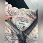 Kinsey fleece, PJs size medium, pink, and gray with hood and ears Photo 6