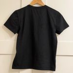 Madewell  The Perfect Crewneck Tee Allday Jersey in Jet Black, Size XXS Photo 8