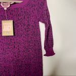 Juicy Couture NWT purple leopard knit long top dress Y2K size S Photo 4