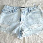 Abercrombie & Fitch Abercrombie Annie High Rise Lightwash Short 32 Photo 0
