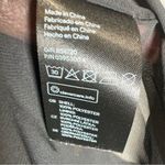 H&M black and gold geometric print sleeveless henley shirt dress size 6 Photo 5