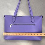 Coach  Leather Gallery Tote Bag Purse In Light Violet Purple CH285 EUC Photo 5