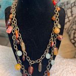 Necklaces bohemian boho chain stones beads Photo 2