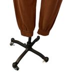 Anga Fashion Women's Short Sleeve Ankle Tapered Leg Jumpsuit Brown Size Small Photo 5