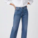 AGOLDE Dara Mid Rise Baggy Wide Leg Jeans, Pattern, 30” Photo 0