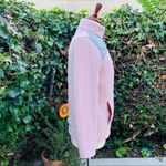 New Balance ‎ Women Pink High Neck Two Pockets Zippered Sweater Size S Photo 4