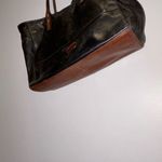 Fossil  Vintage Black Leather Brown
Accents Tote Bag Photo 4