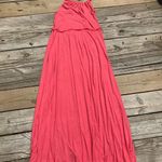 Gap NWT  Coral Panel Halter Maxi Dress Size M Photo 4