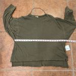 We The Free NWT  Army Green over size shirt size S Photo 7
