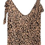 Urban Renewal Animal Print Jumper Romper Tan Black Size Small Photo 3