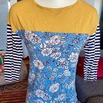 Boden USA Boden 3/4 Sleeve Multi-color Top, Sz US 6 Photo 0