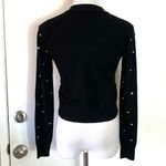 BURRYCO Jeweled Cardigan Black Photo 3