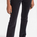 Versace Medusa Belted Low Rise Flare Jeans Faded Washed Black Size 30 NWT Photo 0