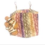 Hiatus Rainbow Snakeskin Print Cami Tank Photo 3