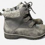 Jbu  by Jambu Memory foam Grey ankle boots with lace up front, Size 6 Photo 1