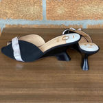 O jour bow accent slides shoes size 8 Black Photo 4