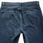 Reformation High Rise Straight Leg Jeans in Black Monterey Wash Sz 31 Photo 3