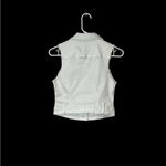 Guess  white Denim Vest,size XS,NWT Photo 5