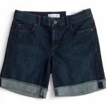 Loft NWT Ann Taylor Women's Blue Denim Cuffed Jean Shorts Size 26 Photo 8
