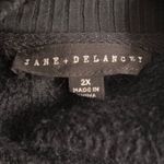 Jane and Delancey  Fleece Lined‎ Sweatshirt Black 2X Photo 3
