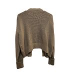 Maurice's  Sage Green Cropped Chunky Knit Button Front Cardigan Sweater Small Photo 6