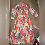 Alexis  x target boho printed button up robe dress belted summer designer classic Photo 3