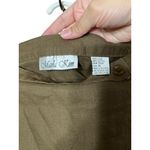 Marla Kim Skirt Womens Size XL Olive Green Wrap Maxi Embroidered Vintage Boho Photo 6