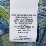 Ruby Road Sheer Button Down Top Shirt Paisley Floral Print Women’s XL Blue Photo 10