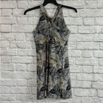 Kyodan Outdoor Leaves Drift Dress Womens XS Beige Green Athleisure Sporty Casual Photo 3