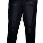 LuLaRoe  size 28 black denim jeans‎ skinny distressed Photo 0