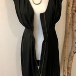 H&M  Front Zip Black Dress Photo 6